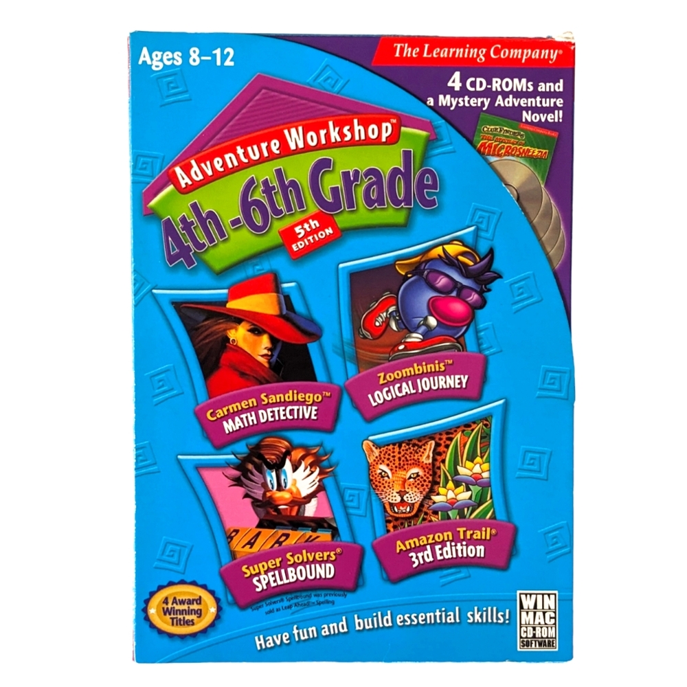 The Learning Company Adventure Workshop CD-ROMs | Grades 4-6